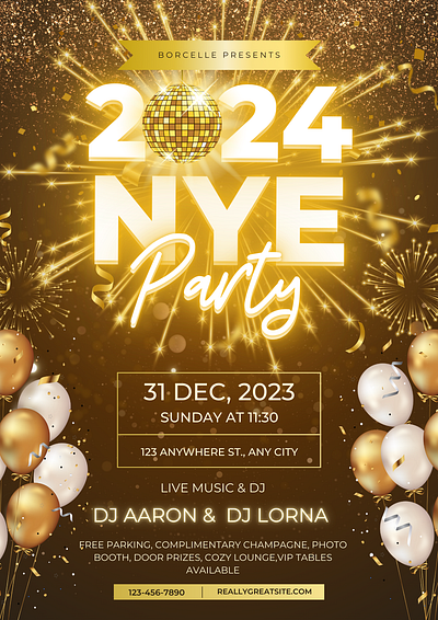 Flyer Design | New Year flyer flyer design graphic design new year