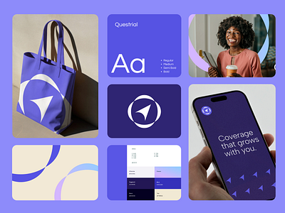 True Vital Healthcare Brand Identity brand branding dallas design designer freelnce geometric gradient graphic design health healthcare icon identity insurance logo mark pattern purple telemed visual