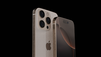 Iphone 16 Pro Render Showcase 3d 3dmodeling branding modeling product productdesign