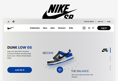 Nike SB | Dynamic Hero Section figma landing page product design ui ui design uiux user experience user interface ux ux design visual design web design website