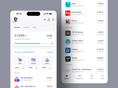 Crediglee - Fintech Mobile App creditcard fintech mobile ui uidesign