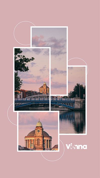 Vienna – A City of Timeless Beauty city facebook frame graphic design instagram social media socialmedia ui vienna visuals