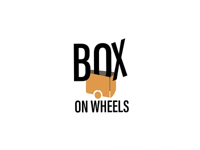 BOX ON WHEELS LOGO automotive car parts cars illustrator logo logo design mechanic