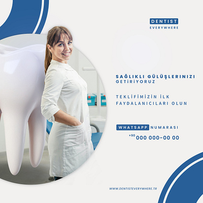 DENTIST EVERYWHERE graphic design ig post instagram post instagram social media design