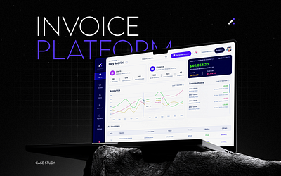 Invoice (SaaS) Platform - Case Study ahmad uxer ai ai case study ai design branding design case study graphics design logo saas platform ui ux