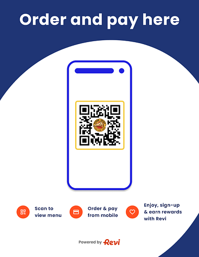 QR Code Ordering mobile ordering ordering food phone poster qr code restaurant ordering