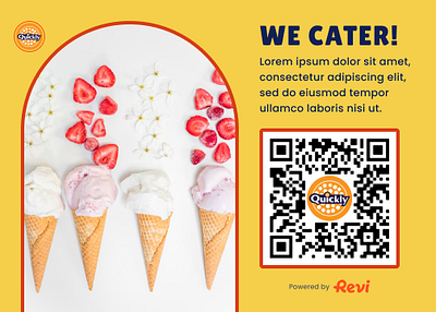 QR Post Cards catering ordering food postcard qr qr code restaurant