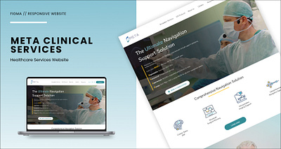 META Clinical Services Website branding design ecommerce figma illustration landing page mobile app mobile design responsive website ui user experience wordpress