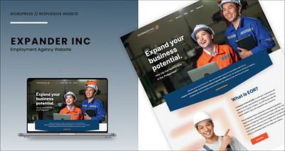 EXPANDER INC Employment Agency Website design ecommerce figma illustration landing page mobile app mobile design responsive website ui user experience wordpress