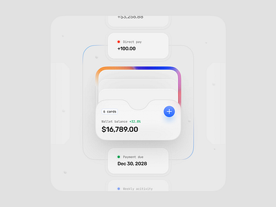 Wallet – Bento Pro 1.0 bento bento card bento pro clean design illustration minimal pay payment ui ui design ux ux design wallet web design