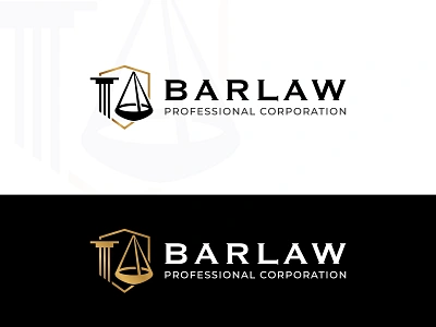 BarLaw Professional Corporation Logo for Law firm Business attorney law firm logo law logo lawyer lawyer logo legal