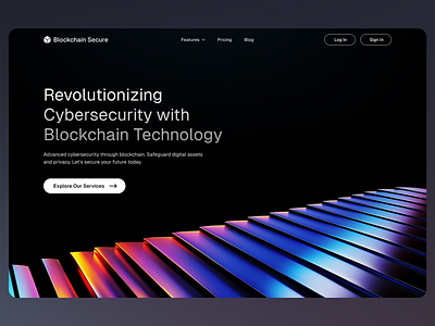 Blockchain Secure - Security Website Design branding creative creativity cybersecurity design digital fintech modern platform secure security tech technology ui ux uxui web web design website website design