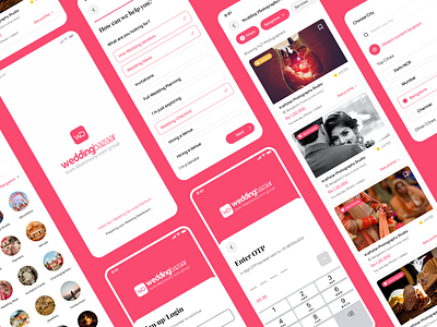 Wedding Bazaar App Redesign app design redesign ui ux