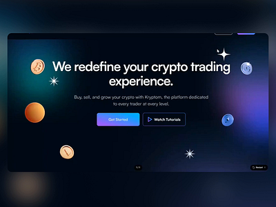 Website design of the crypto accounting platform animation crypto design graphic design homepage instant withdraw process live support motion graphics multi currency platform trading trading contest trial account tutorials ui ux uxui web ui web ux website design