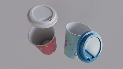 Coffee Cup 3d branding graphic design motion graphics