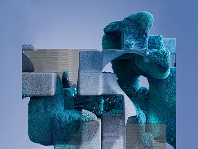 Surreal 3D Structure 3d illustration 3d modeling abstract shapes art direction artistic design conceptual art creative 3d design composition digital concept digital rendering dynamic design experimental visuals fluid dynamics futuristic visuals innovative design modern aesthetics motion design surreal aesthetics texture design visual exploration