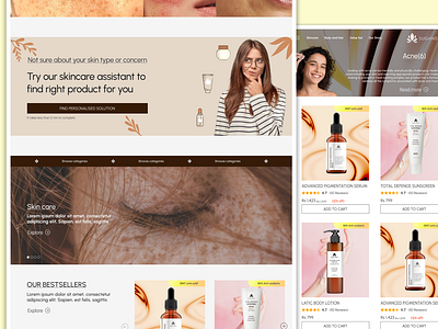 Skincare Product: E-commerce branding b2cwebsitedesign beautywebsitedesign customerjourneymapping digitalskincare ecommerceux minimaldesign responsivedesign skincarebranding skincareui skincareux uiuxdesign usercentricdesign uxforbeauty webdesignforbeauty websiteoptimization