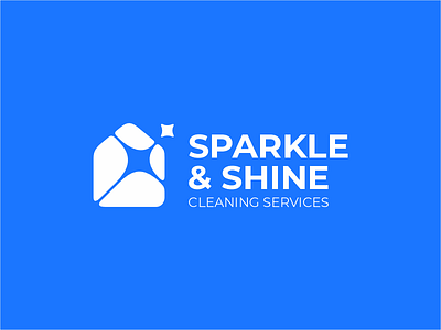 Sparkle & Shine cleaning logo shine sparkle