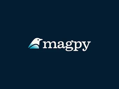Magpy Logo Design bird logo book keeping brand identity branding fintech icon design logo design magpie nonprofit saas startup tech company