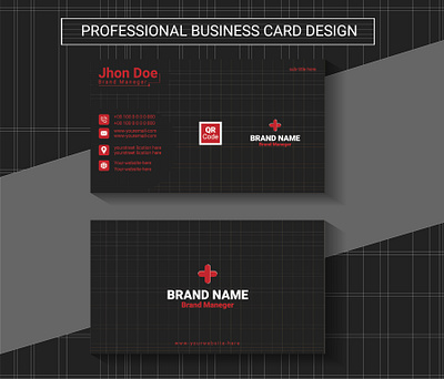 Simple Business Card Design business card card id card illuatrator photoshop