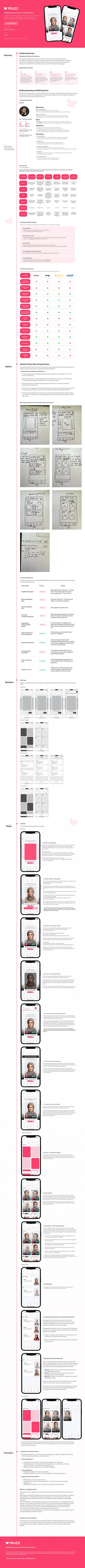 Muzz App Explore Section Redesign Case Study