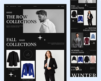 Webside:E_Comarch Fashion Web Design adobi photoshop e comarch fashion figma header landing page luxury shop market mobile app design morden research shofiy shop template ui user experince user interface ux web design webside