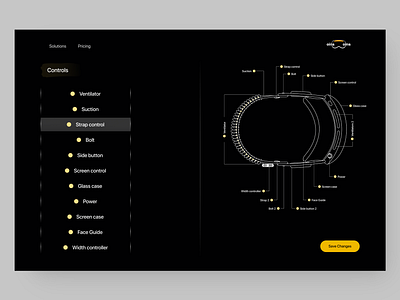 Oins, Control center design product design ui uiux