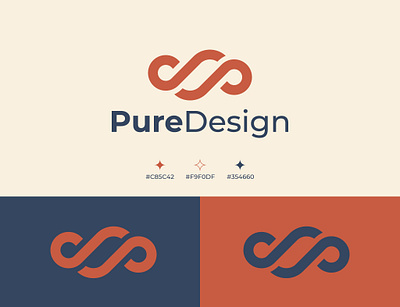 PureDesign - A Fashion Brand branding business business logo design graphic design graphicsmania illustration logo modern vector