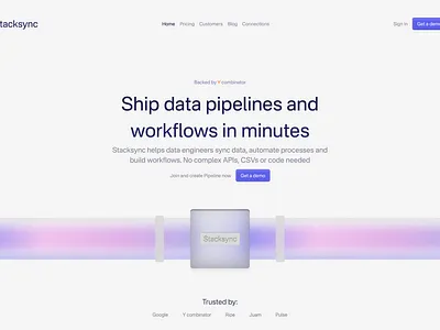 StackSync redesign design design inspiration ui uiux web website