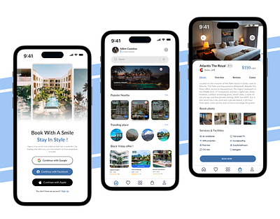 Hotel Management App app design dribbble figma ui uidesigner uiuxdesigner userexperience