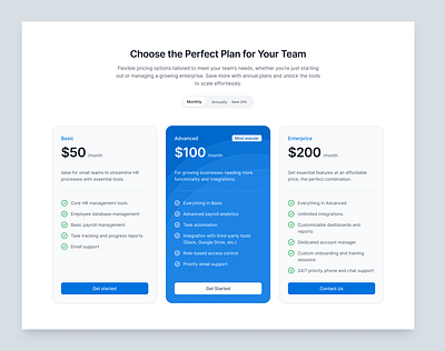 Pricing Section Design branding dailyui dashboard graphic design interface landing minimalist modern pricing productdesign saas web design web pricing