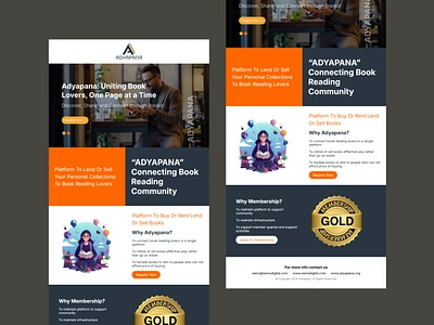Modern Email Template for Book Lovers & Online Books 📚💌 book club email creative design creative email template design converstion email newsletter template email template email template design figma design modern newsletter inspiration newsletter online bookstore ranjith ramesh ranjithramesh sell book online subscription ux design