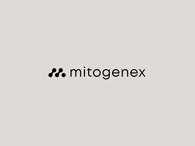 Mitogenex brand identity branding design graphic design ink logo logomark typography