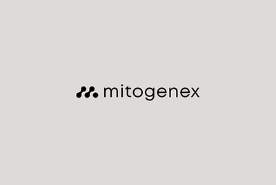 Mitogenex brand identity branding design graphic design ink logo logomark typography