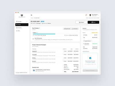 Amor Photoworks - Orders - User Role amorphotoworks invoice management orderstracking paymenttracking photography ui uidesign uiux uiuxdesign ux uxdesign webdesign website