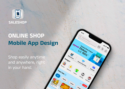 SALESHOP | E-Commerce Platform | Mobile App Design mobileapp onlineshop ui uidesign uiux