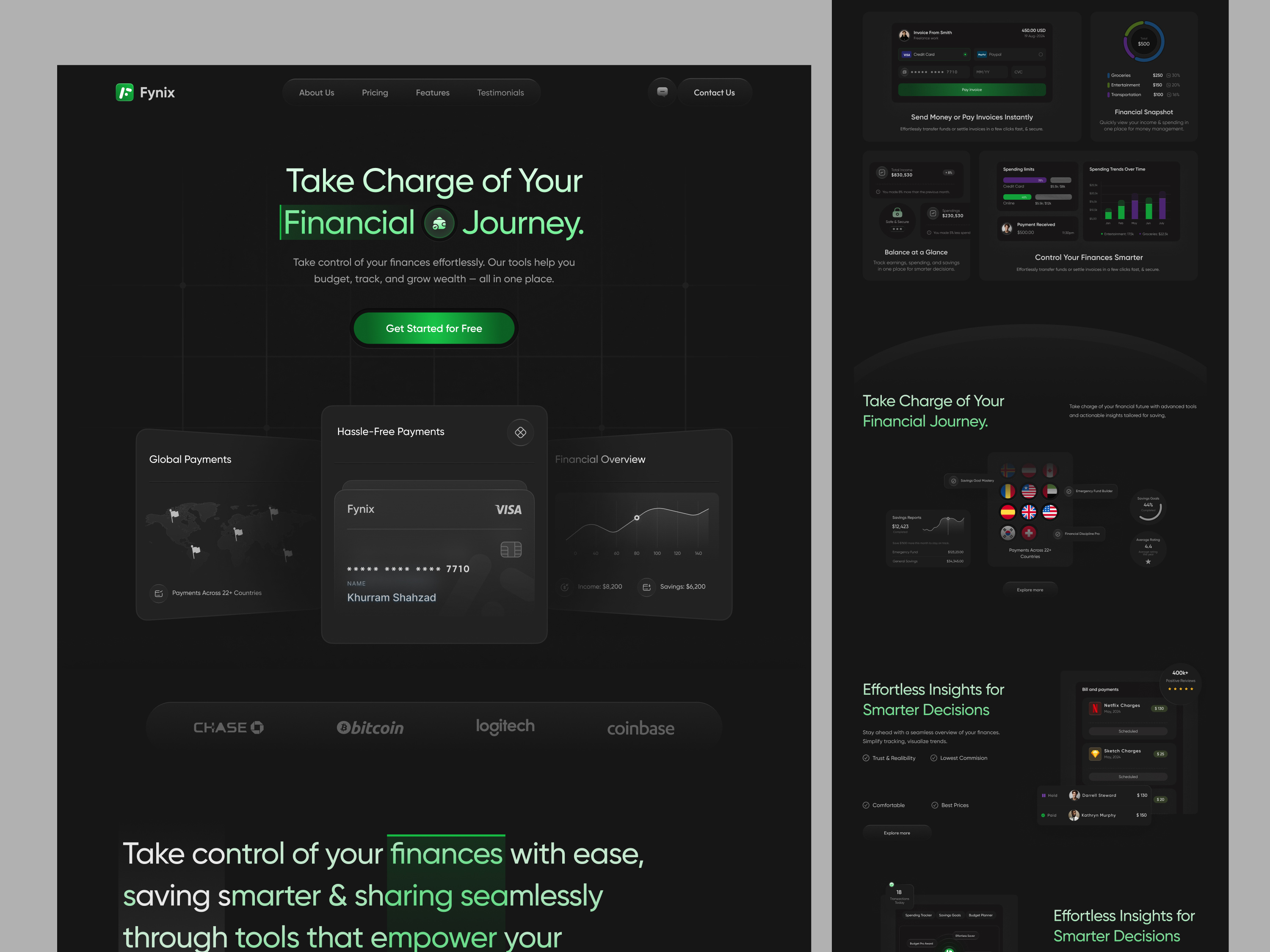 Example of Website Design | Landing Page Design 