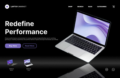 Laptop Market laptop purple ui uiux