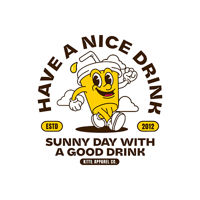 Have a Nice Drink-Cup adobe branding click design design logo graphic design ilic ilicjure illustration jure jureilic logo logo design loopwash ui vector