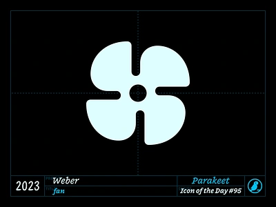 Icon of the Day #95 blades branding convection design fan grill icon icons oven ui vector weber