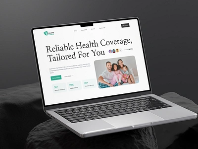 Healthcare Life insurance Landing page design. design inispiration healthcare life insurance insurance landing page life insurance minimal website modern web raddito ui ui design user interface web design website