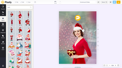 Plasfy - It's Time For Christmas branding design graphic graphic design illustration logo plasfy ui ux vector