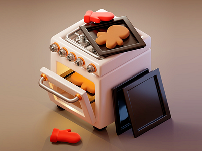 3D gingerbread baking visual 3d 3d animated baking 3d animaton 3d art 3d design 3d modeling 3d rendering baking game scene baking scene christmas vibes cookie baking cozy baking cristmas cookies festive baking gingerbread baking gingerbread biscuits holiday baking home baking low poly design retro oven