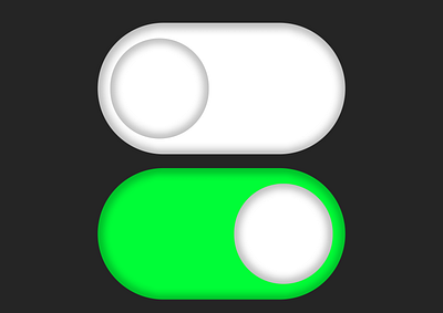 3D Switch Button 3d animation ui
