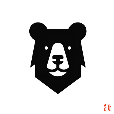 Artistic Logo Inspirations by Aravind Reddy Tarugu #17: Bear aravind art branding clean design digital elegant peacock flat geometric graphic icon logo modern nature reddy tarugu ui ux vector website