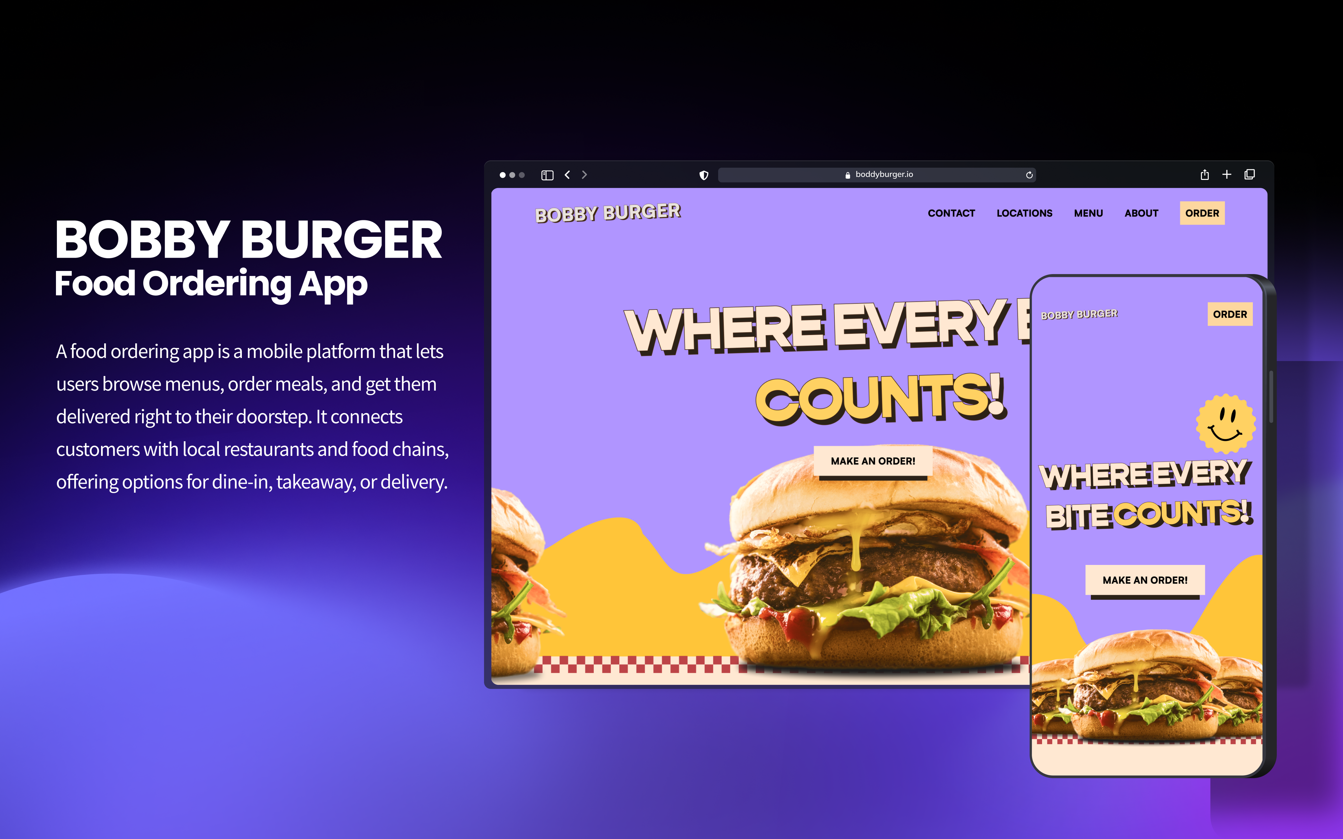 Example of Website And Mobile App Design