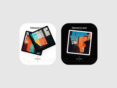 Widget Collection: Memory Lane animation app architecture diary figma gallery jitter memories minimal photos product design slider time timeline ui ux widget