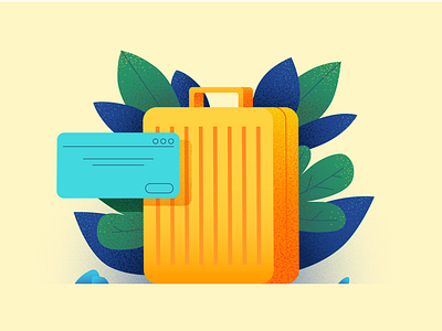 Skillbox M3.1 adobe art design illustration illustrator leaves orange travel vector