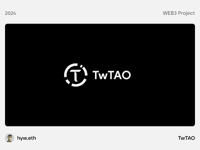 TwTAO | True Wrapped-TAO | Brand Logo bitcoin blockchain brand branding btc crypto currency design finance illustration logo minimal minimalist token ui wallet web web3