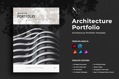 Architecture Portfolio Template animation architecture branding graphic design logo motion graphics ui